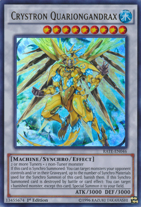 Crystron Quariongandrax [RATE-EN046] Ultra Rare - Card Brawlers | Quebec | Canada | Yu-Gi-Oh!
