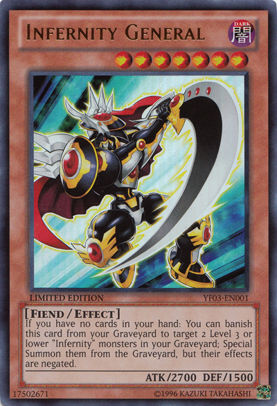 Infernity General [YF03-EN001] Ultra Rare - Card Brawlers | Quebec | Canada | Yu-Gi-Oh!