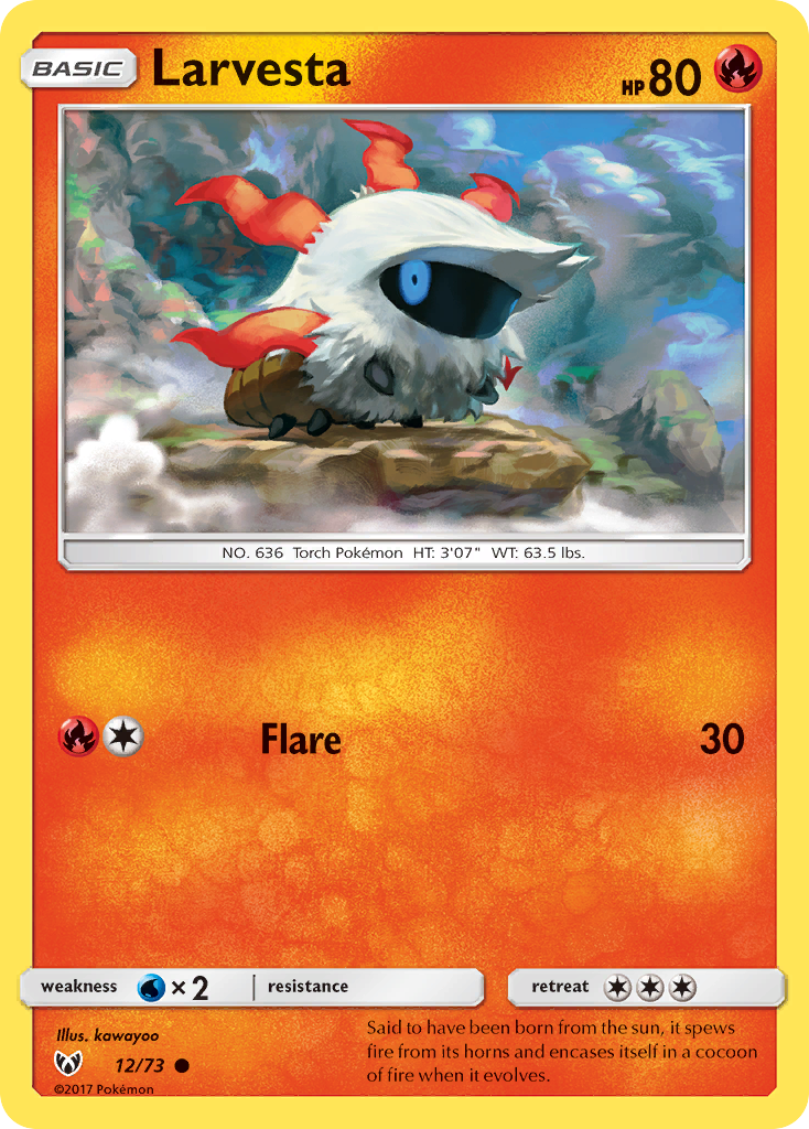 Larvesta (12/73) [Sun & Moon: Shining Legends] - Card Brawlers | Quebec | Canada | Yu-Gi-Oh!