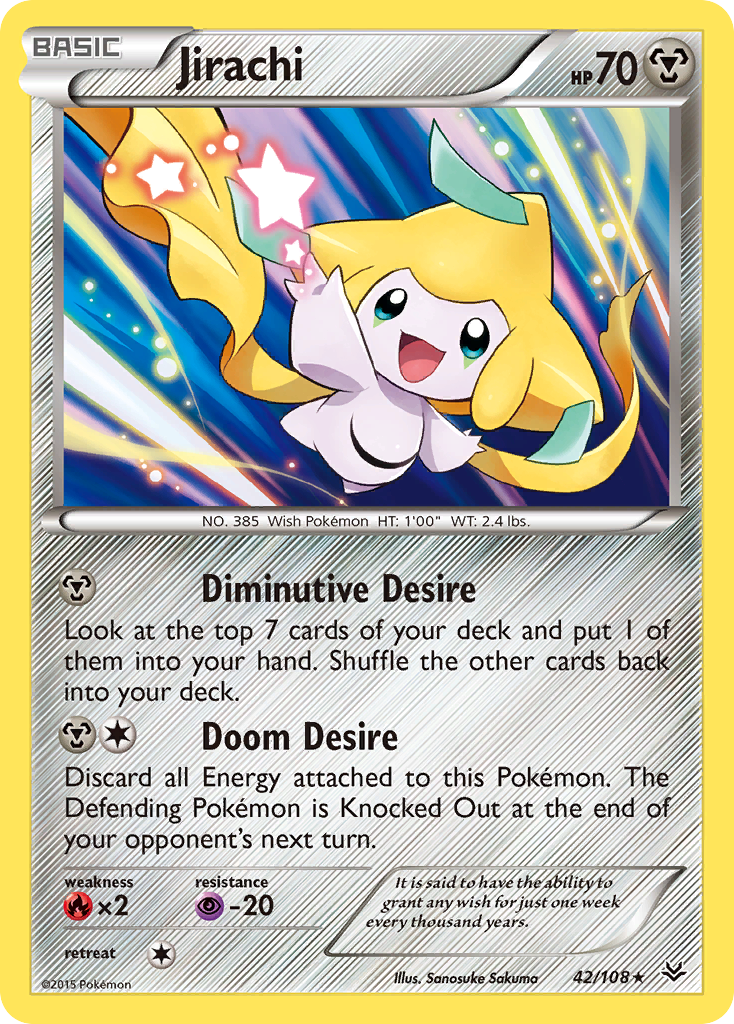 Jirachi (42/108) [XY: Roaring Skies] - Card Brawlers | Quebec | Canada | Yu-Gi-Oh!