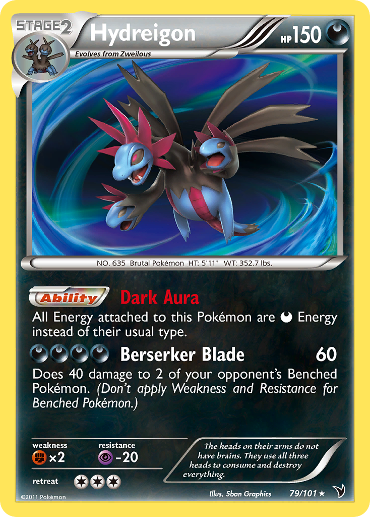 Hydreigon (79/101) [Black & White: Noble Victories] - Card Brawlers | Quebec | Canada | Yu-Gi-Oh!