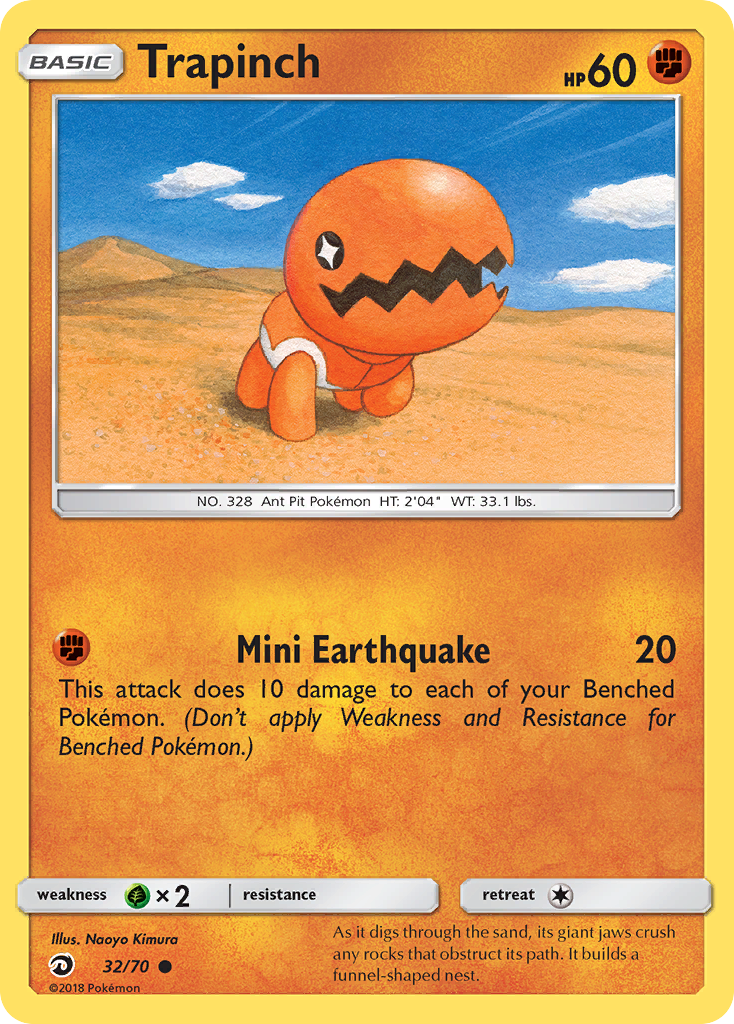 Trapinch (32/70) [Sun & Moon: Dragon Majesty] - Card Brawlers | Quebec | Canada | Yu-Gi-Oh!