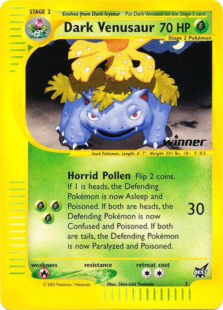 Dark Venusaur (7) (Winner) [Best of Promos] - Card Brawlers | Quebec | Canada | Yu-Gi-Oh!