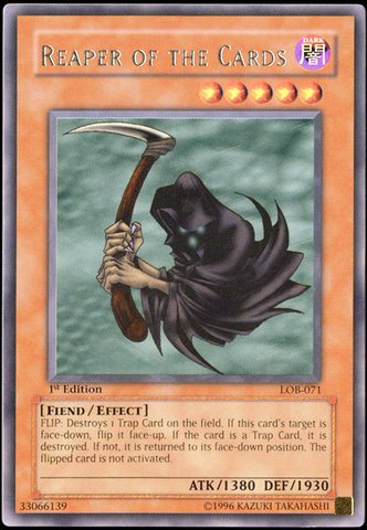 Reaper of the Cards [LOB-071] Rare - Card Brawlers | Quebec | Canada | Yu-Gi-Oh!