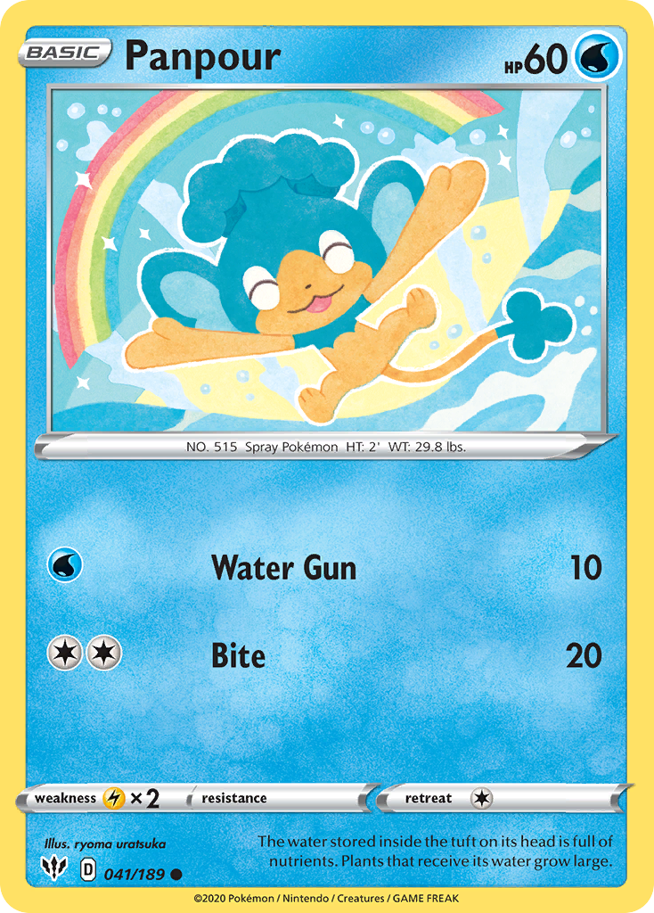 Panpour (041/189) [Sword & Shield: Darkness Ablaze] - Card Brawlers | Quebec | Canada | Yu-Gi-Oh!