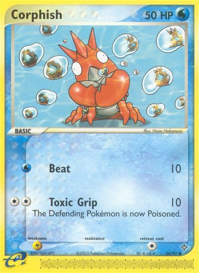 Corphish (54/97) [EX: Dragon] - Card Brawlers | Quebec | Canada | Yu-Gi-Oh!