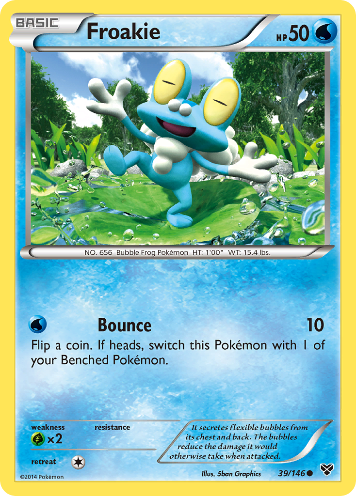 Froakie (39/146) [XY: Base Set] - Card Brawlers | Quebec | Canada | Yu-Gi-Oh!