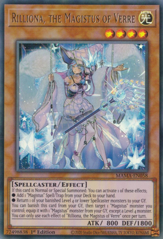 Rilliona, the Magistus of Verre [MAMA-EN058] Ultra Rare - Card Brawlers | Quebec | Canada | Yu-Gi-Oh!