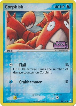 Corphish (63/110) (Stamped) [EX: Holon Phantoms] - Card Brawlers | Quebec | Canada | Yu-Gi-Oh!