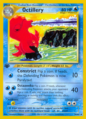 Octillery (34/64) [Neo Revelation 1st Edition] - Card Brawlers | Quebec | Canada | Yu-Gi-Oh!