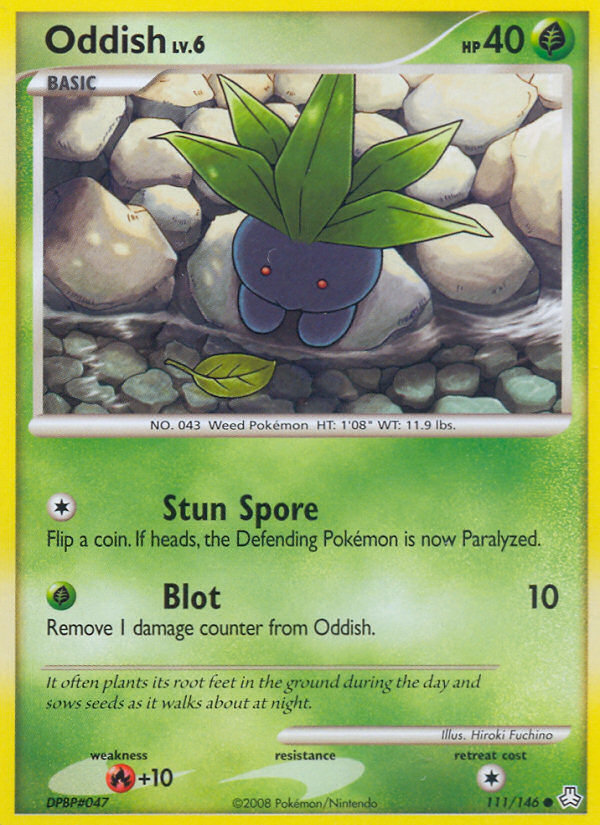 Oddish (111/146) [Diamond & Pearl: Legends Awakened] - Card Brawlers | Quebec | Canada | Yu-Gi-Oh!