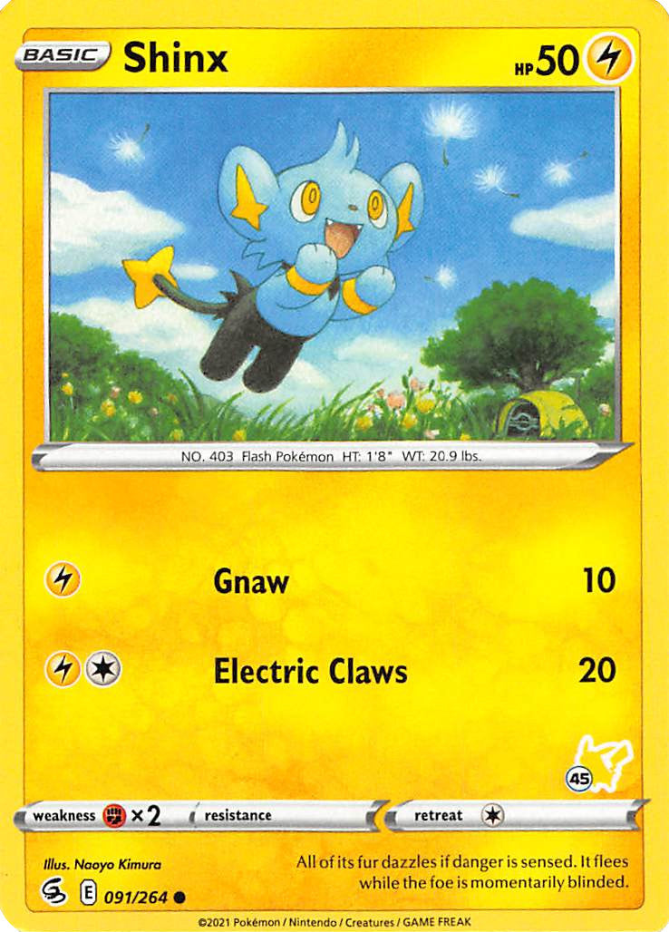 Shinx (091/264) (Pikachu Stamp #45) [Battle Academy 2022] - Card Brawlers | Quebec | Canada | Yu-Gi-Oh!