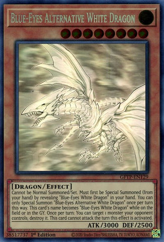 Blue-Eyes Alternative White Dragon [GFTP-EN129] Ghost Rare - Card Brawlers | Quebec | Canada | Yu-Gi-Oh!
