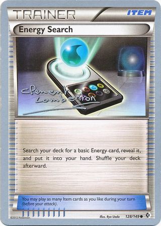 Energy Search (128/149) (Anguille Sous Roche - Clement Lamberton) [World Championships 2013] - Card Brawlers | Quebec | Canada | Yu-Gi-Oh!