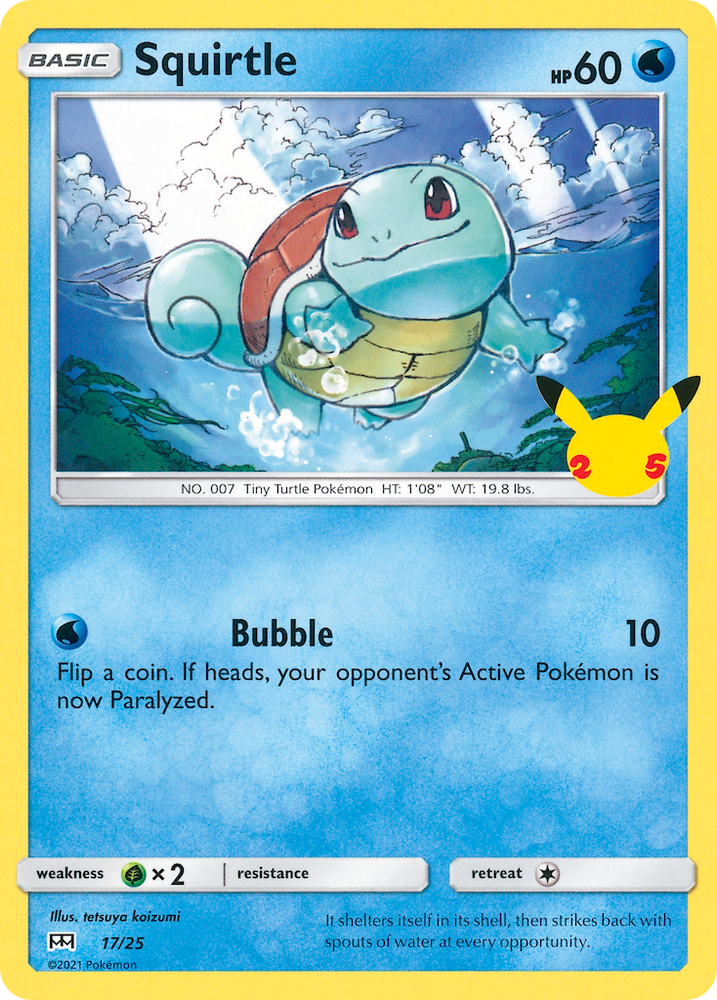 Squirtle (17/25) [McDonald's 25th Anniversary] - Card Brawlers | Quebec | Canada | Yu-Gi-Oh!