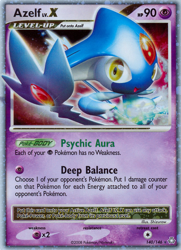 Azelf LV.X (140/146) [Diamond & Pearl: Legends Awakened] - Card Brawlers | Quebec | Canada | Yu-Gi-Oh!