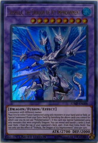 Trishula, the Dragon of Icy Imprisonment [JUMP-EN088] Ultra Rare - Card Brawlers | Quebec | Canada | Yu-Gi-Oh!
