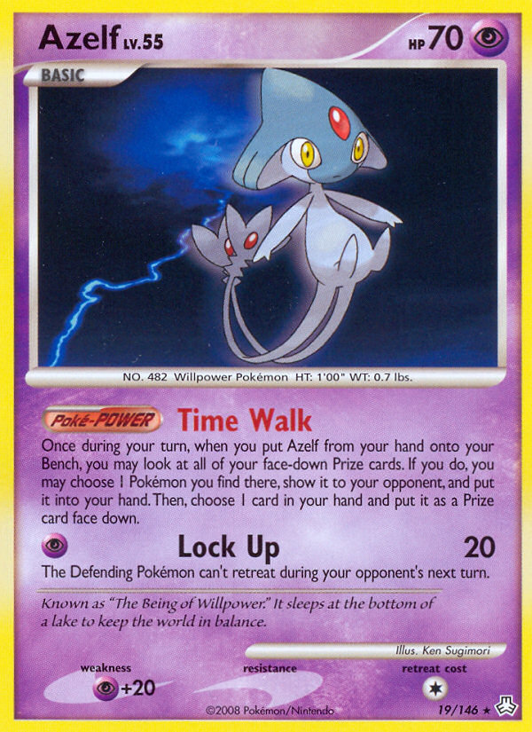 Azelf (19/146) [Diamond & Pearl: Legends Awakened] - Card Brawlers | Quebec | Canada | Yu-Gi-Oh!