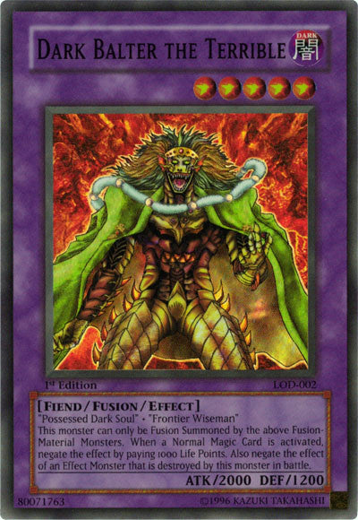 Dark Balter the Terrible [LOD-002] Super Rare - Yu-Gi-Oh! - Card Brawlers | Quebec | Canada |