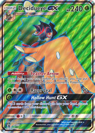 Decidueye GX (SM37) (Jumbo Card) [Sun & Moon: Black Star Promos] - Card Brawlers | Quebec | Canada | Yu-Gi-Oh!