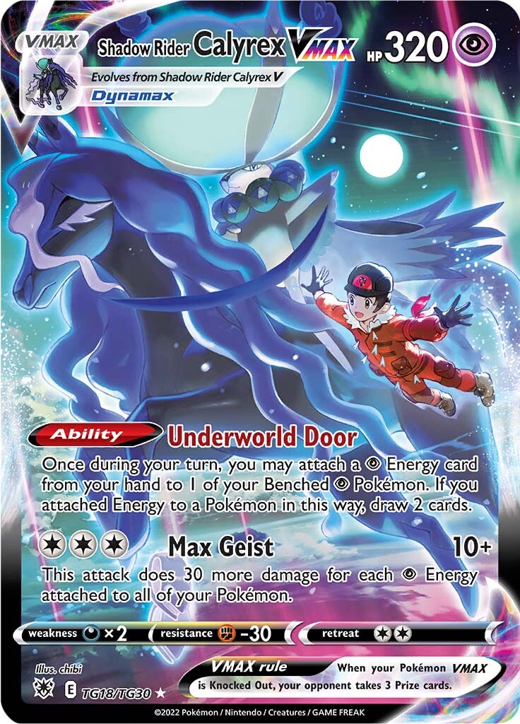 Shadow Rider Calyrex VMAX (TG18/TG30) [Sword & Shield: Astral Radiance] - Card Brawlers | Quebec | Canada | Yu-Gi-Oh!