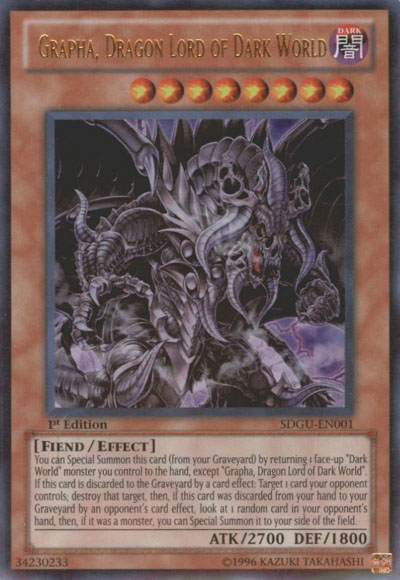 Grapha, Dragon Lord of Dark World [SDGU-EN001] Ultra Rare - Yu-Gi-Oh! - Card Brawlers | Quebec | Canada |