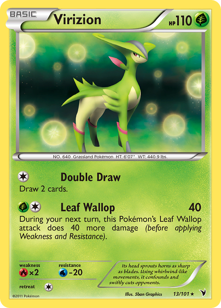Virizion (13/101) [Black & White: Noble Victories] - Card Brawlers | Quebec | Canada | Yu-Gi-Oh!