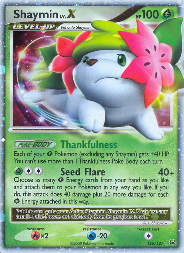 Shaymin LV.X (126/127) [Platinum: Base Set] - Card Brawlers | Quebec | Canada | Yu-Gi-Oh!