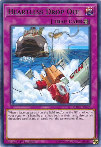 Heartless Drop Off [FLOD-EN078] Rare - Yu-Gi-Oh! - Card Brawlers | Quebec | Canada |