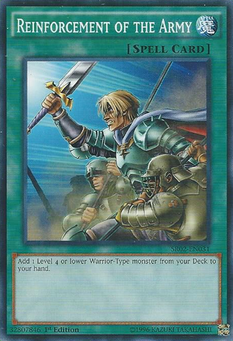 Reinforcement of the Army [SR02-EN031] Common - Card Brawlers | Quebec | Canada | Yu-Gi-Oh!