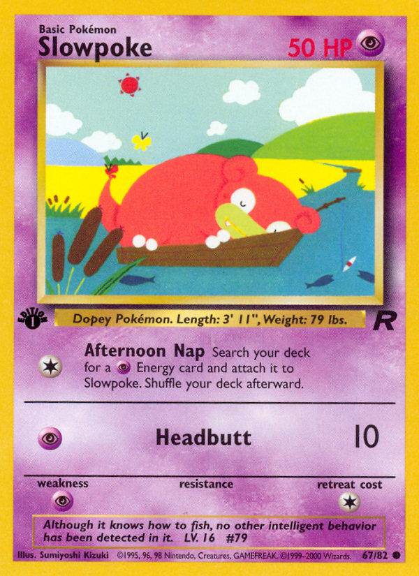 Slowpoke (67/82) [Team Rocket 1st Edition] - Card Brawlers | Quebec | Canada | Yu-Gi-Oh!