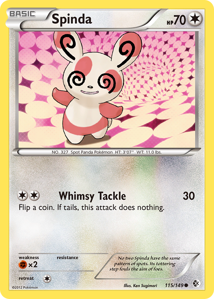 Spinda (115/149) [Black & White: Boundaries Crossed] - Card Brawlers | Quebec | Canada | Yu-Gi-Oh!