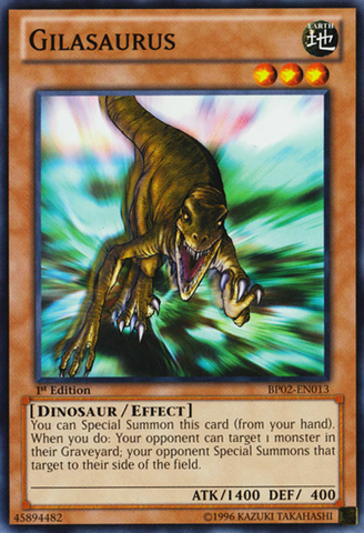 Gilasaurus [BP02-EN013] Mosaic Rare - Card Brawlers | Quebec | Canada | Yu-Gi-Oh!