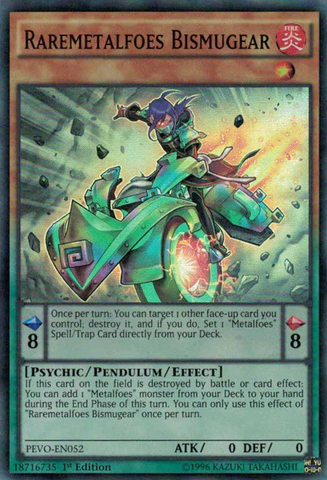 Raremetalfoes Bismugear [PEVO-EN052] Super Rare - Yu-Gi-Oh! - Card Brawlers | Quebec | Canada |