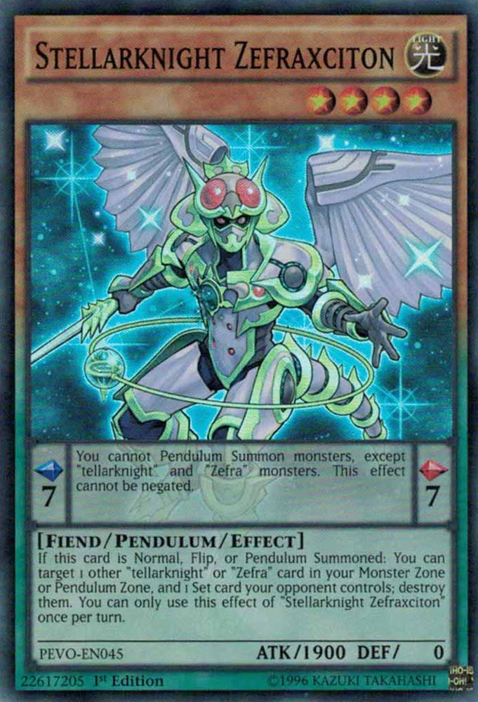 Stellarknight Zefraxciton [PEVO-EN045] Super Rare - Yu-Gi-Oh! - Card Brawlers | Quebec | Canada |