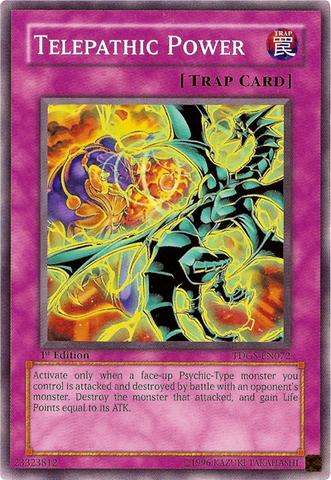 Telepathic Power [TDGS-EN072] Common - Card Brawlers | Quebec | Canada | Yu-Gi-Oh!