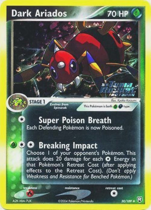 Dark Ariados (30/109) (Stamped) [EX: Team Rocket Returns] - Card Brawlers | Quebec | Canada | Yu-Gi-Oh!