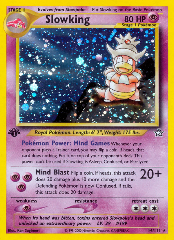 Slowking (14/111) [Neo Genesis 1st Edition] - Card Brawlers | Quebec | Canada | Yu-Gi-Oh!