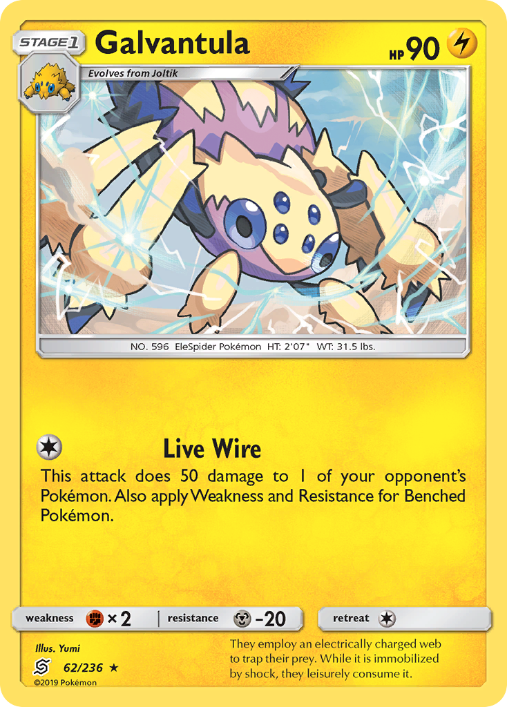Galvantula (62/236) [Sun & Moon: Unified Minds] - Card Brawlers | Quebec | Canada | Yu-Gi-Oh!