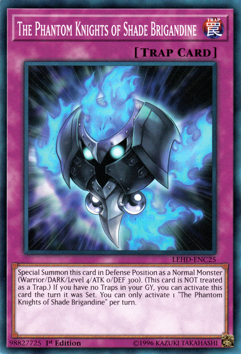 The Phantom Knights of Shade Brigandine [LEHD-ENC25] Common - Card Brawlers | Quebec | Canada | Yu-Gi-Oh!