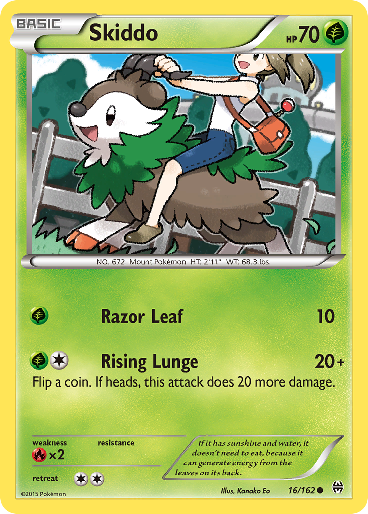 Skiddo (16/162) [XY: BREAKthrough] - Card Brawlers | Quebec | Canada | Yu-Gi-Oh!