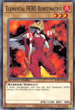 Elemental HERO Burstinatrix [SGX1-ENA02] Common - Card Brawlers | Quebec | Canada | Yu-Gi-Oh!