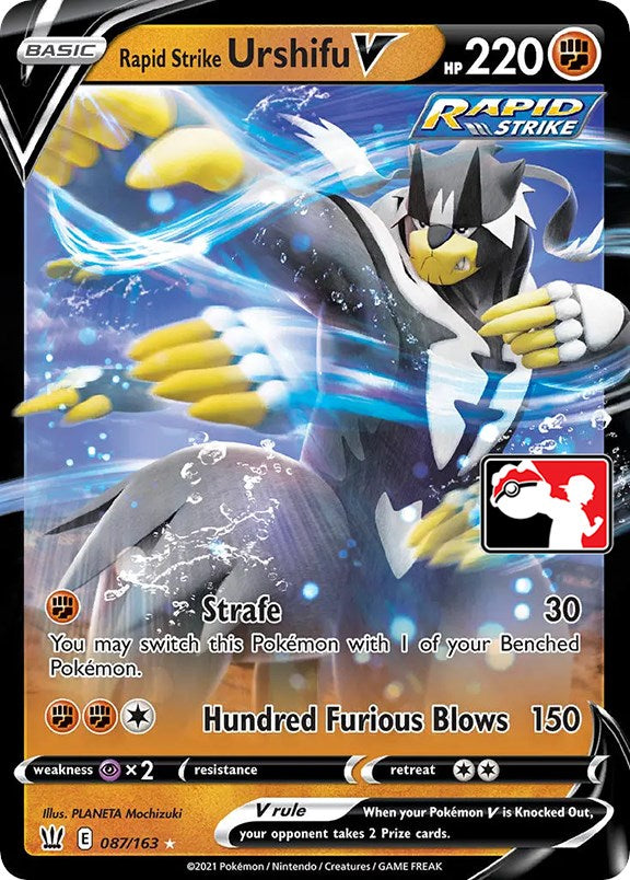 Rapid Strike Urshifu V (087/163) [Prize Pack Series One] - Card Brawlers | Quebec | Canada | Yu-Gi-Oh!