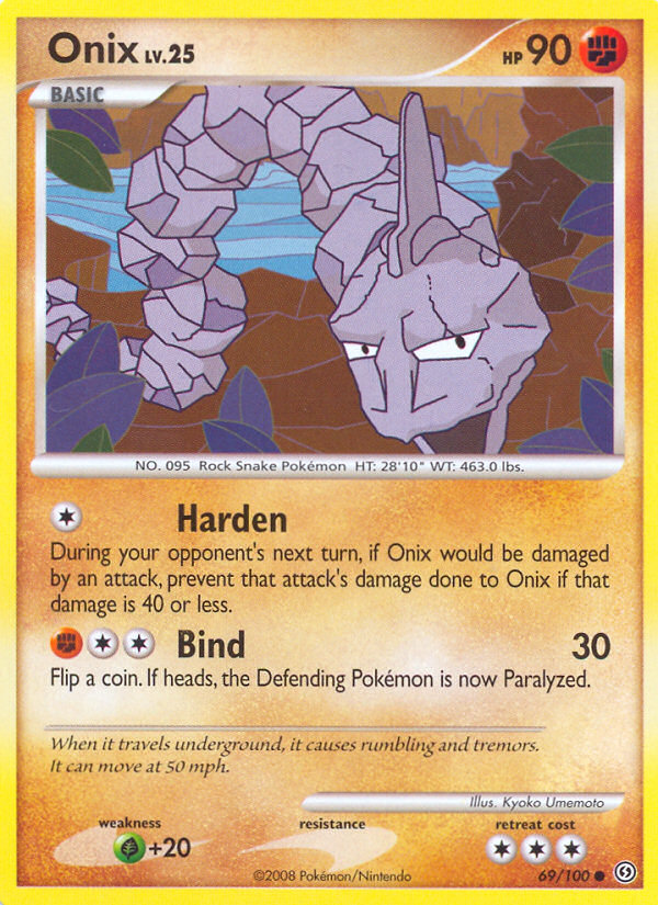 Onix (69/100) [Diamond & Pearl: Stormfront] - Card Brawlers | Quebec | Canada | Yu-Gi-Oh!