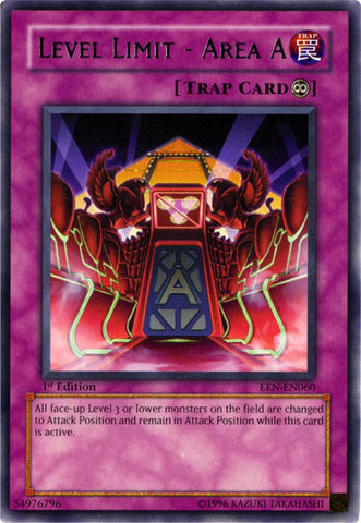 Level Limit - Area A [EEN-EN060] Rare - Card Brawlers | Quebec | Canada | Yu-Gi-Oh!