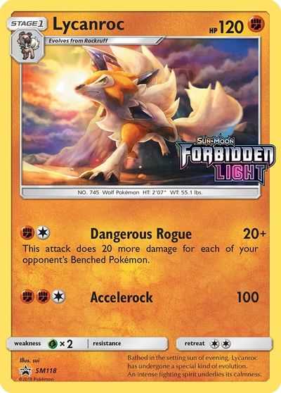 Lycanroc (SM118) (Prerelease Promo) [Sun & Moon: Black Star Promos] - Card Brawlers | Quebec | Canada | Yu-Gi-Oh!