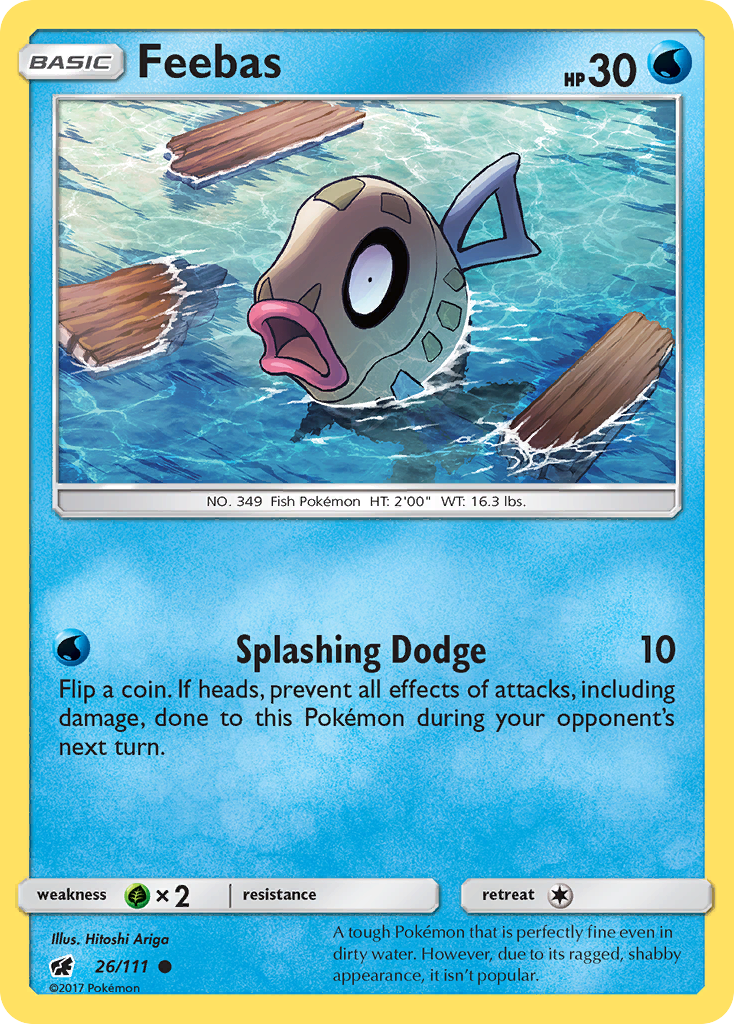 Feebas (26/111) [Sun & Moon: Crimson Invasion] - Card Brawlers | Quebec | Canada | Yu-Gi-Oh!