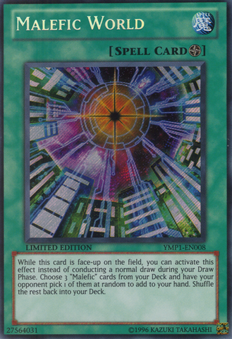 Malefic World [YMP1-EN008] Secret Rare - Yu-Gi-Oh! - Card Brawlers | Quebec | Canada |