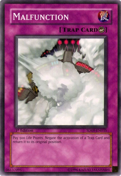 Malfunction [SD09-EN035] Common - Yu-Gi-Oh! - Card Brawlers | Quebec | Canada |