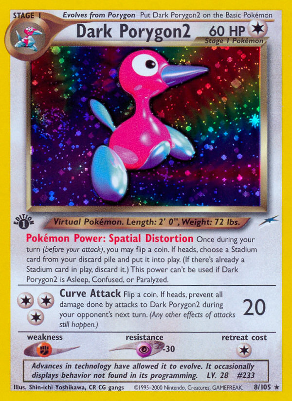 Dark Porygon2 (8/105) [Neo Destiny 1st Edition] - Card Brawlers | Quebec | Canada | Yu-Gi-Oh!
